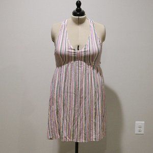 NWOT Striped AE Halter Dress